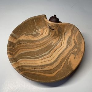 Desert Sand Clay Pottery Trinket Dish by Julie Burdis Alice Springs Australian